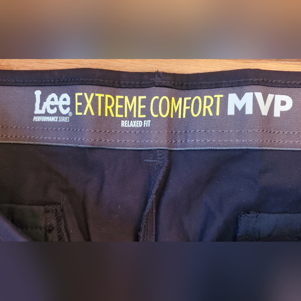 Lee black khaki pants W40 L30 - Picture 7 of 10